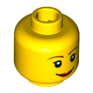 Lego hlava, žlutá (4293369, 4583103, 6043820)